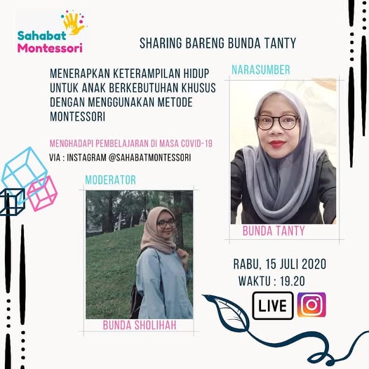 Menerapkan keterampilan hidup untuk anak berkebutuhan khusus dengan menggunakan metode montessori Menerapkan keterampilan hidup untuk anak berkebutuhan khusus dengan menggunakan metode montessori