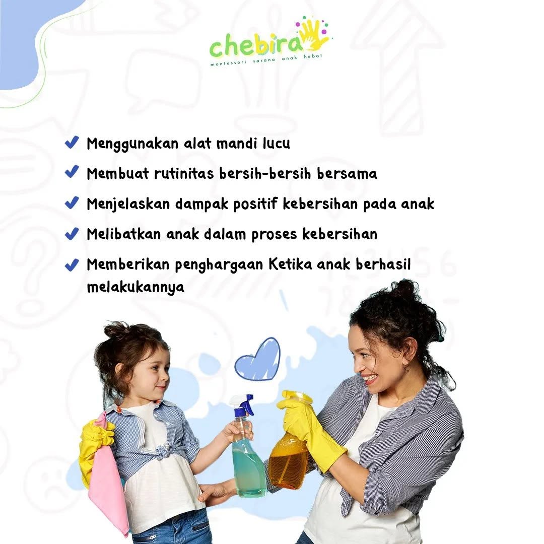 Kebersihan menjadi prioritas di setiap keluarga. 1