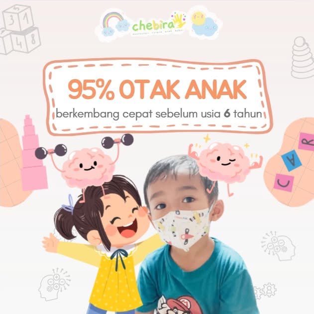 95% perkembangan otak anak terjadi sebelum mereka berusia 6 tahun 95% perkembangan otak anak terjadi sebelum mereka berusia 6 tahun