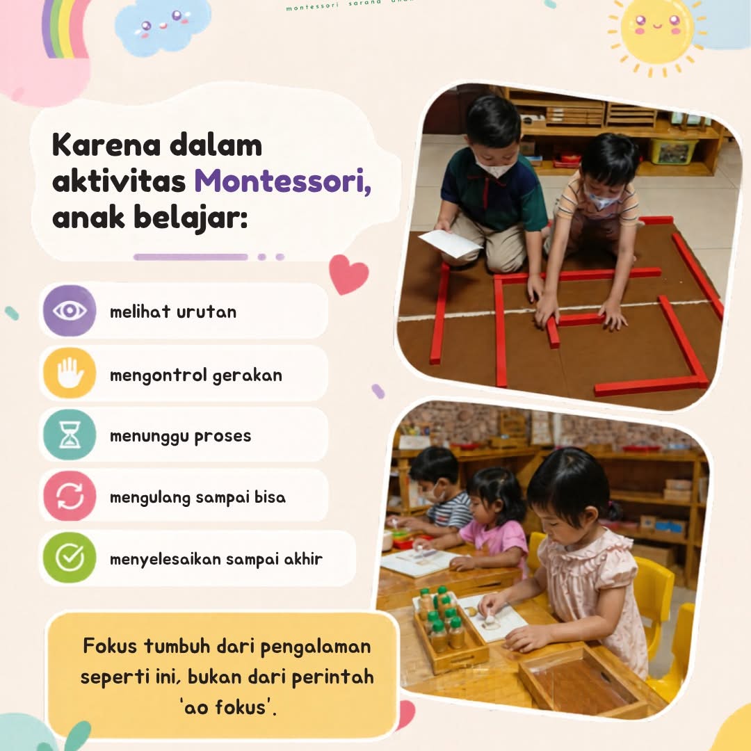 Banyak orang tua mengira masalah susah fokus anak  3