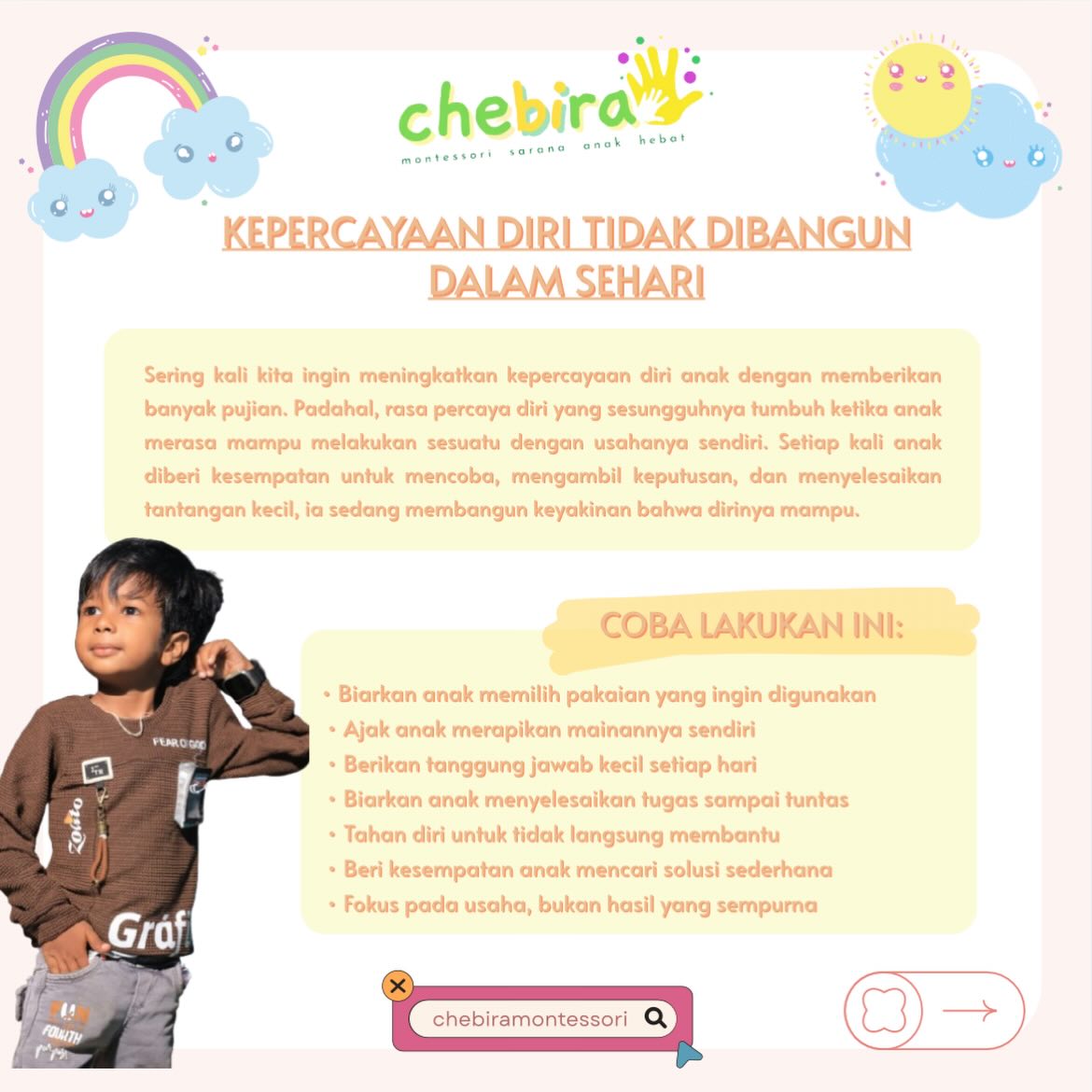 Ternyata rasa percaya diri anak nggak muncul begitu saja 1