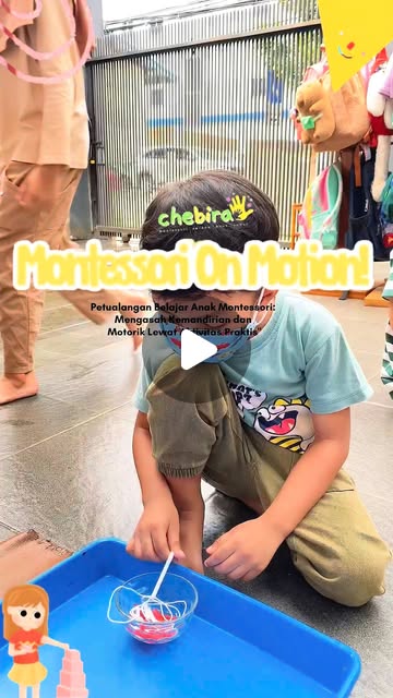 Bismillahirahmanirahim 🌱 Petualangan Belajar Si Kecil Dimulai dari Hal Sederhana 🍽️🧺 Di kelas...