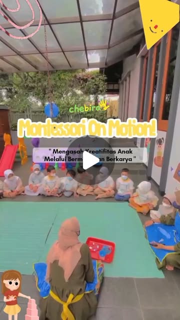 anak-anak belajar untuk berpikir kreatif