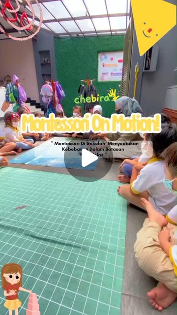 anak-anak diberikan kebebasan untuk mengeksplorasi