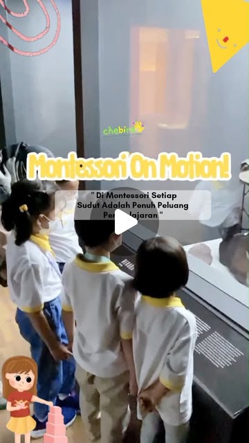 setiap ruang, alat, dan aktivitas dirancang untuk merangsang rasa ingin tahu dan kemandirian si kecil