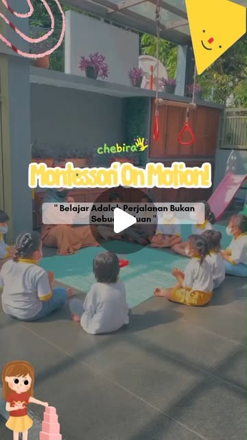Bismillahirahmanirahim Di Chebira Montessori, setiap langkah kecil anak-anak adalah bagian dari...