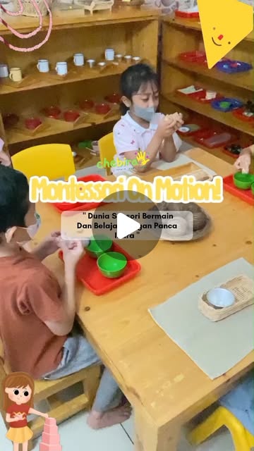 Bismillahirahmanirahim Anak-anak eksplor semua panca indra — sentuh tekstur, dengar bunyi, cium...