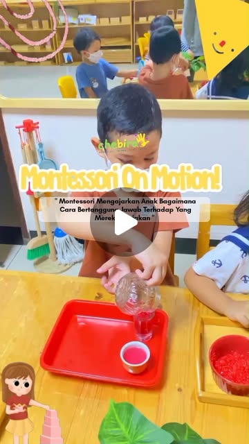 Bismillahirahmanirahim Di lingkungan Montessori, anak-anak diajarkan bahwa setiap kegiatan yang mere...